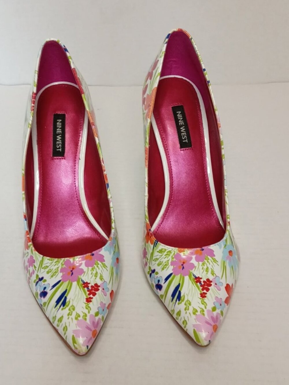 Nine West Tatiana Floral Pointed Toe Stiletto Pumps Women’s 9M